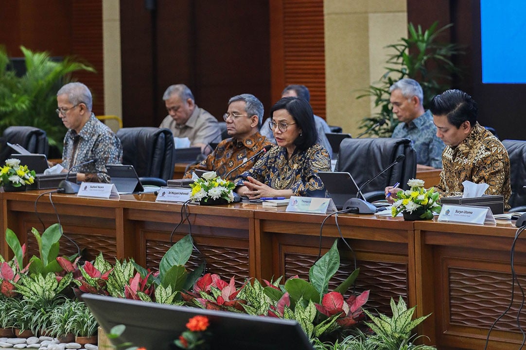 Sri Mulyani Tunda Konpers APBN Hari Ini Imbas Aksi Demo di Jakarta