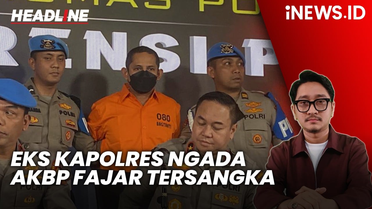 Headline iNEWS.ID: Eks Kapolres Ngada AKBP Fajar Tersangka Kasus Pelecehan Seksual Anak dan Narkoba