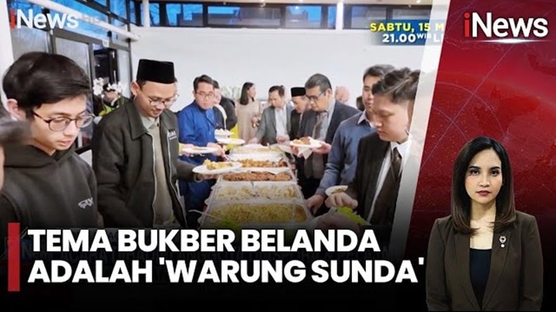 Suasana Bukber WNI di Den Haag Belanda, Menu Masakan Sunda Dihidangkan