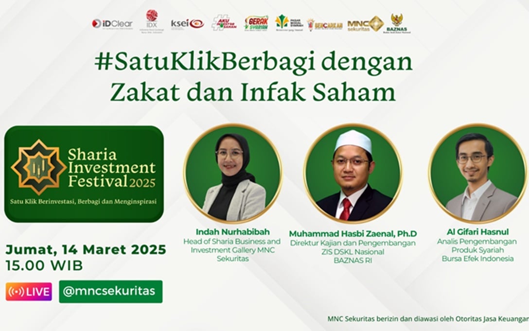 Lipat Gandakan Pahala, #SatuKlikBerbagi dengan Zakat dan Infak Saham!