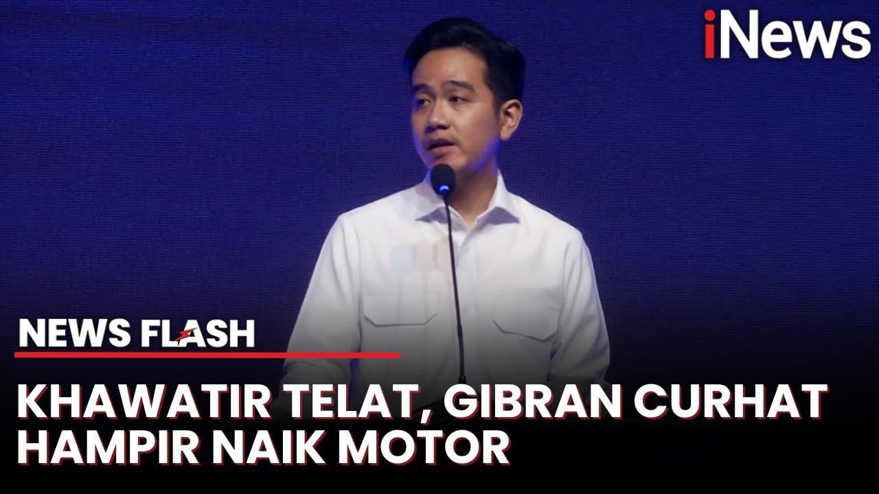 Saat Gibran Minta Maaf Telat Datang ke Bukber Kadin: Saya Hampir Naik Motor