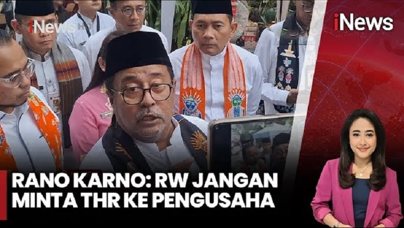 Viral Pengurus RW Minta THR ke Pengusaha, Rano Karno: Jangan Gila-gilaan