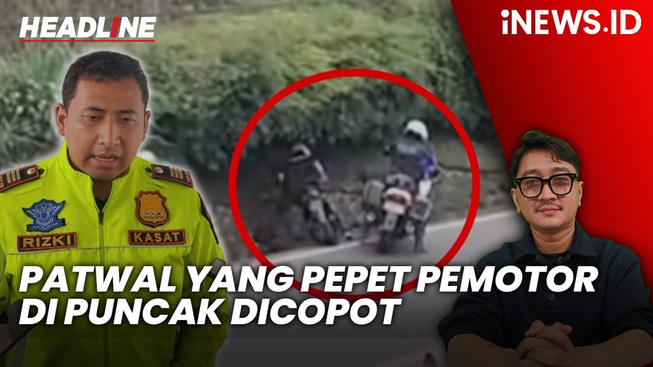 Headline iNEWS.ID: Polres Bogor Copot Petugas Patwal yang Pepet Pemotor di Puncak