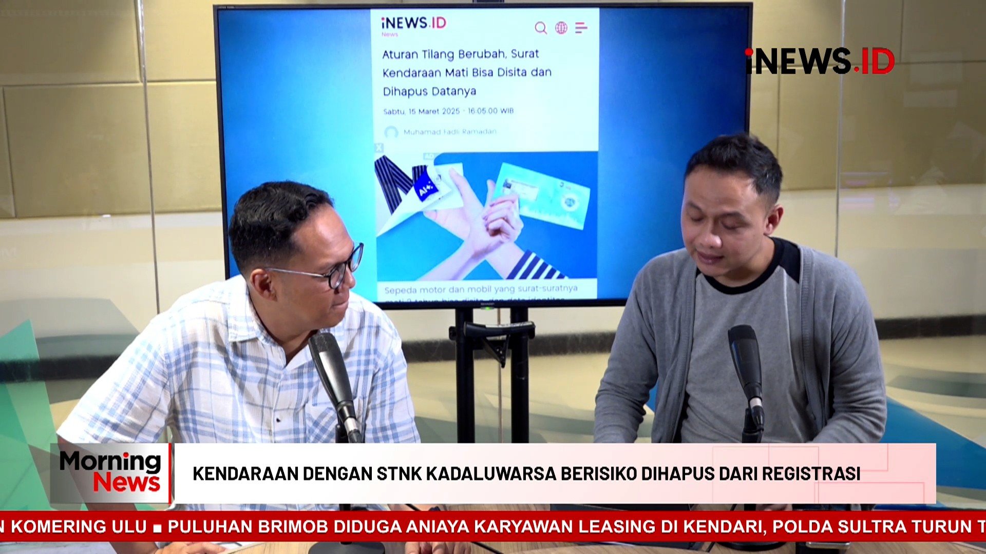 MORNING NEWS: Aturan Tilang Berubah, Surat Kendaraan Mati Bisa Disita dan Dihapus Datanya