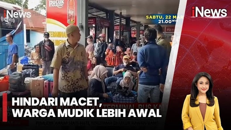 Pemudik Padati Terminal Kalideres, Pulang Kampung Lebih Awal Hindari Macet