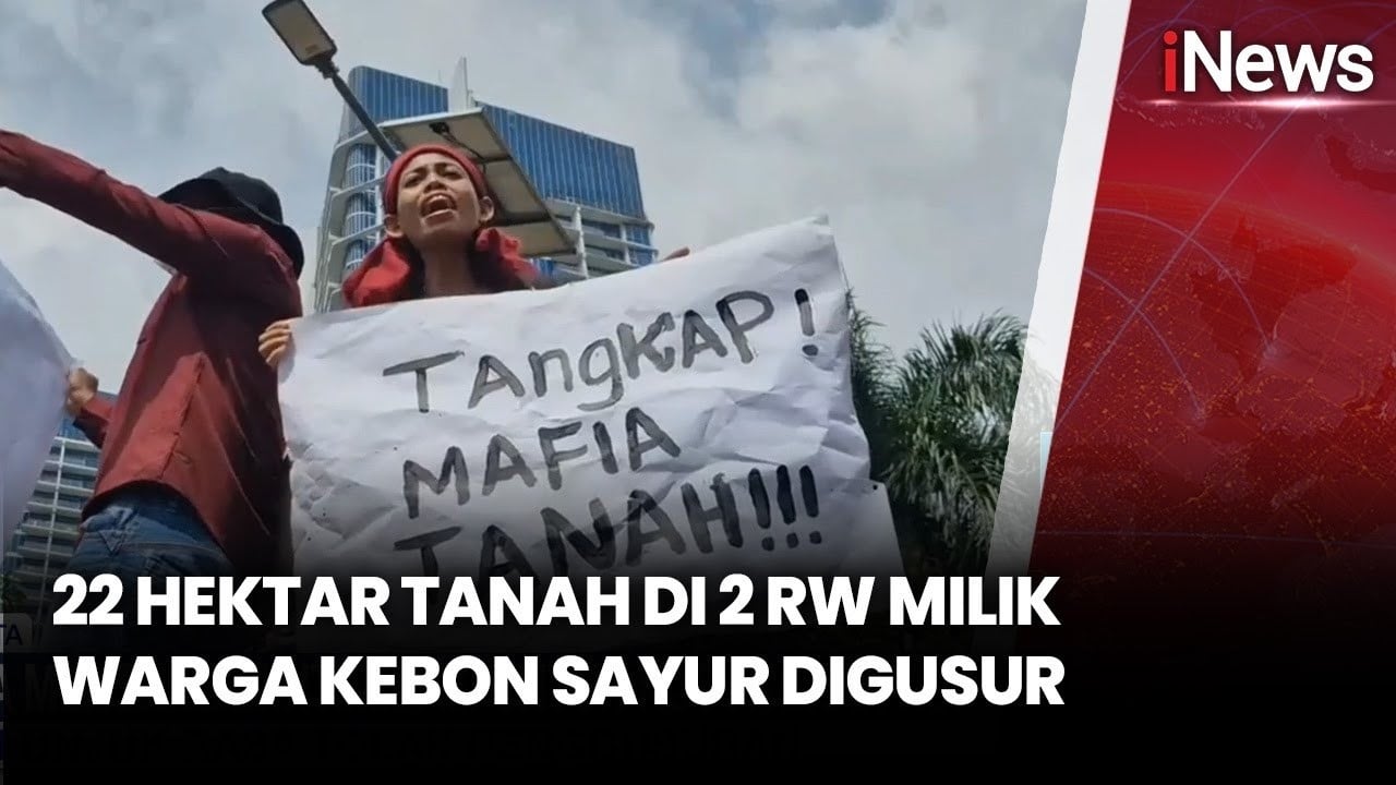 Tolak Penggusuran, Ratusan Warga Geruduk Kantor Wali Kota Jakarta Barat 