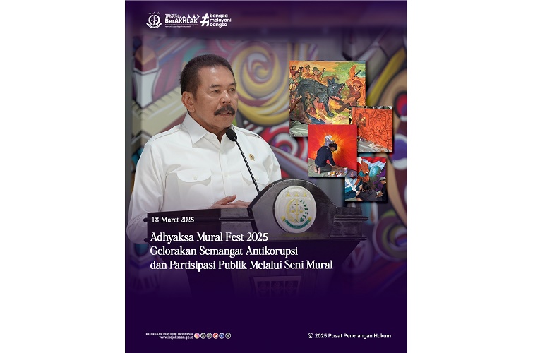 Kejaksaan Agung Gelar Adhyaksa Mural Fest 2025, Gelorakan Semangat Antikorupsi