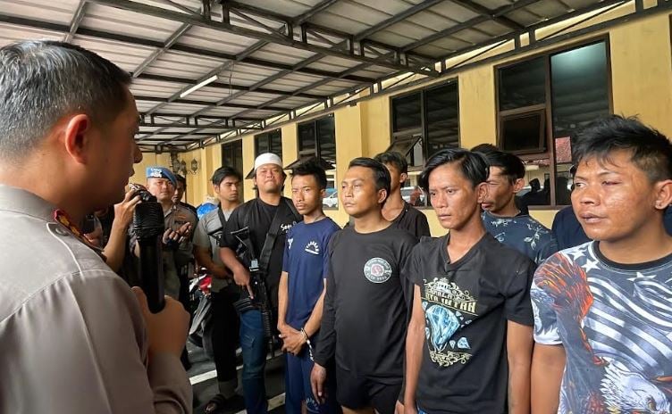 Kasus Pengeroyokan Jukir Cimaung Bandung, Polisi Tangkap 21 Anggota Geng Motor