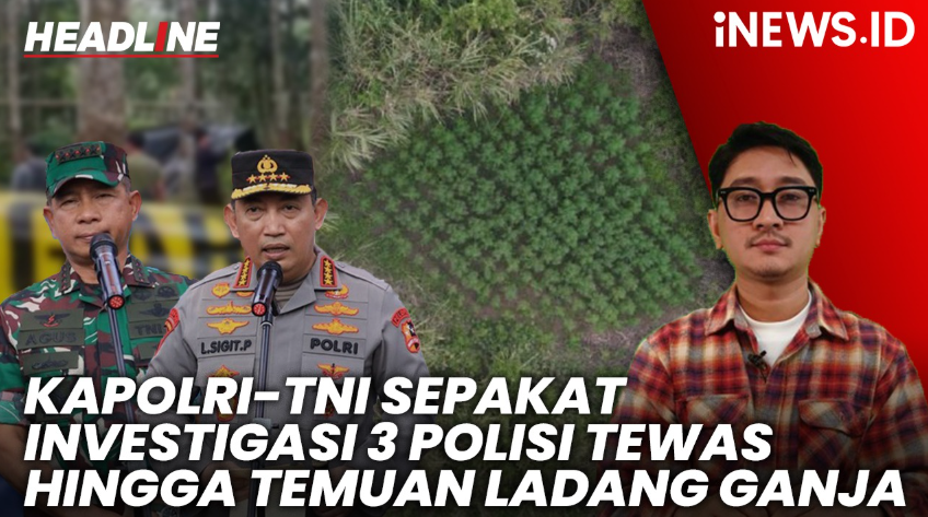 HEADLINE iNEWS.ID: Kapolri-Panglima TNI Sepakat Investigasi 3 Polisi Tewas hingga Larangan Drone di Gunung Bromo