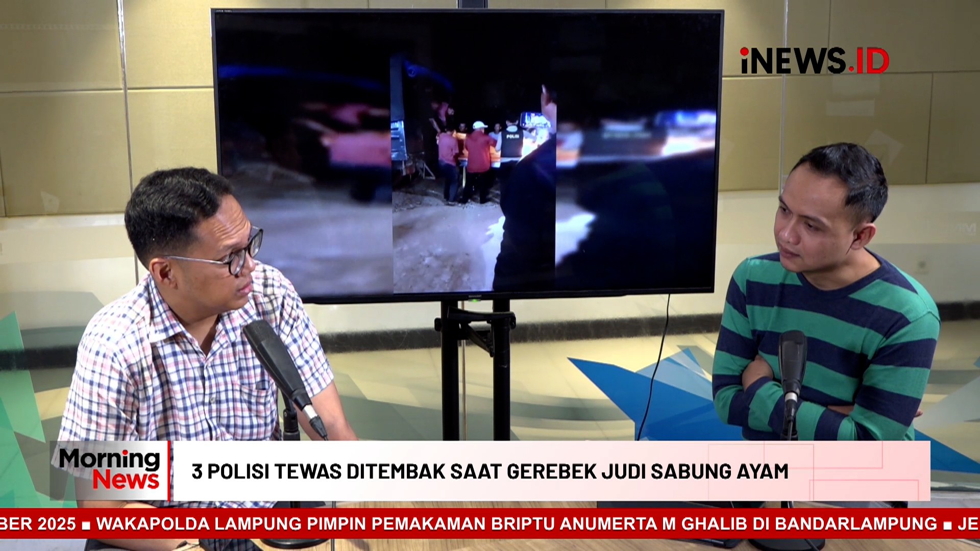 MORNING NEWS:  3 Polisi di Lampung Tewas dengan 1 Tembakan di Kepala dan Dada