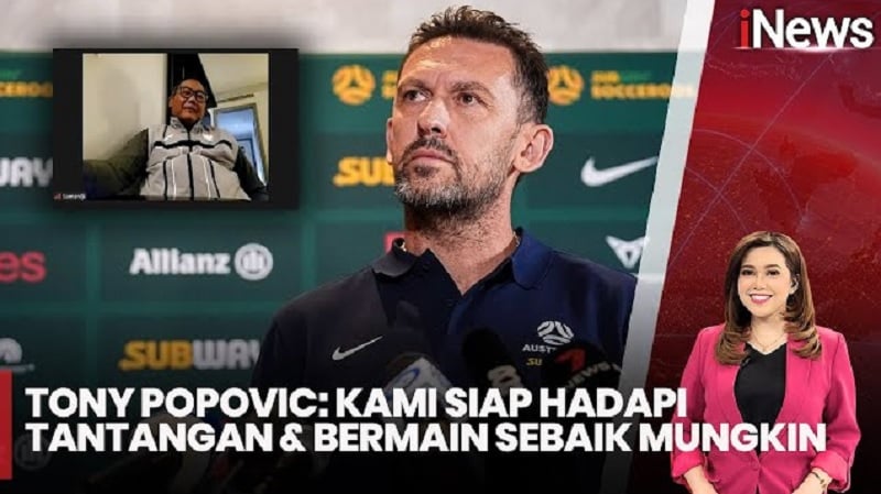 Pelatih Australia Kantongi Peta Kekuatan Timnas Indonesia 