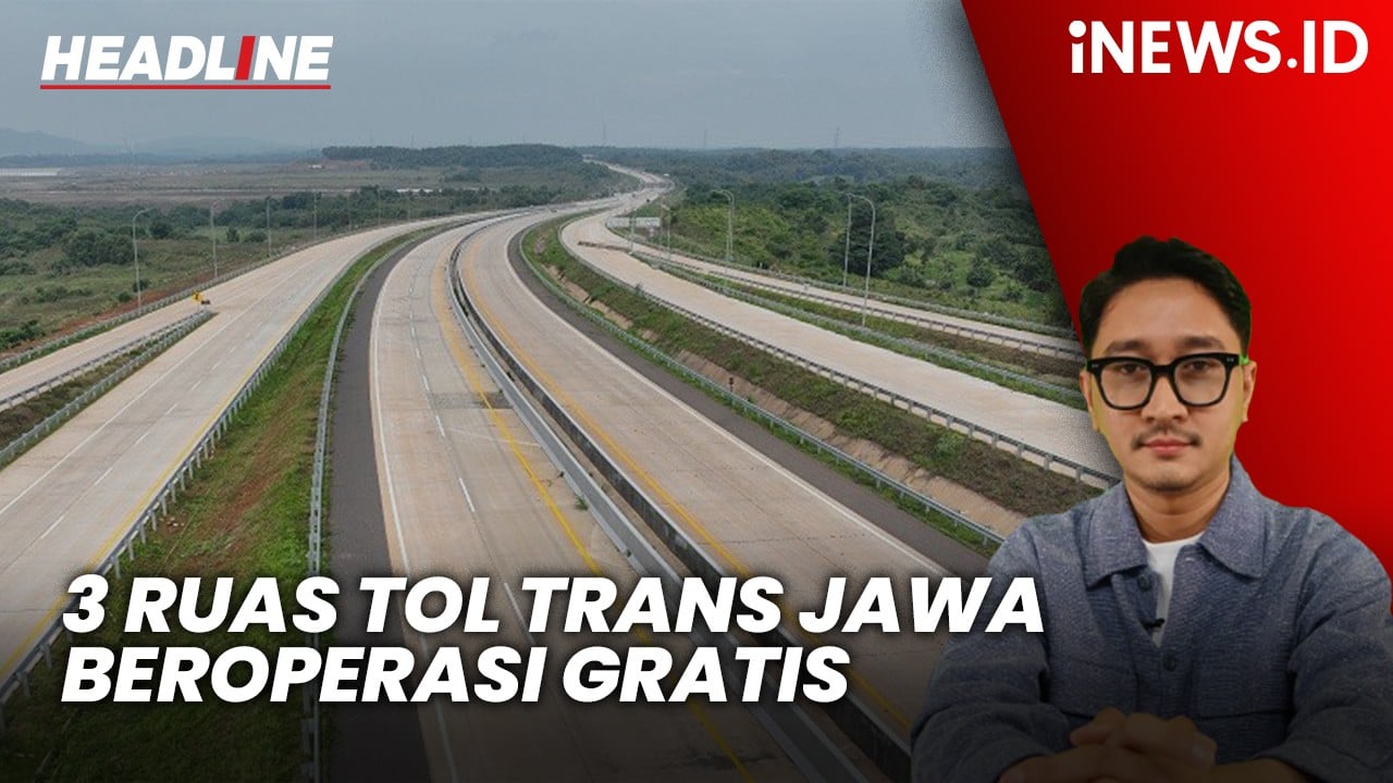 Headline iNEWS.ID: 3 Ruas Tol Fungsional Trans Jawa Beroperasi Gratis saat Mudik Lebaran 2025