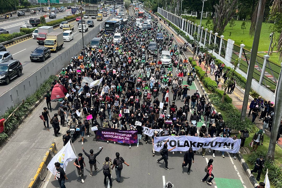 3 Mahasiswa UI Terluka saat Demo Tolak RUU TNI