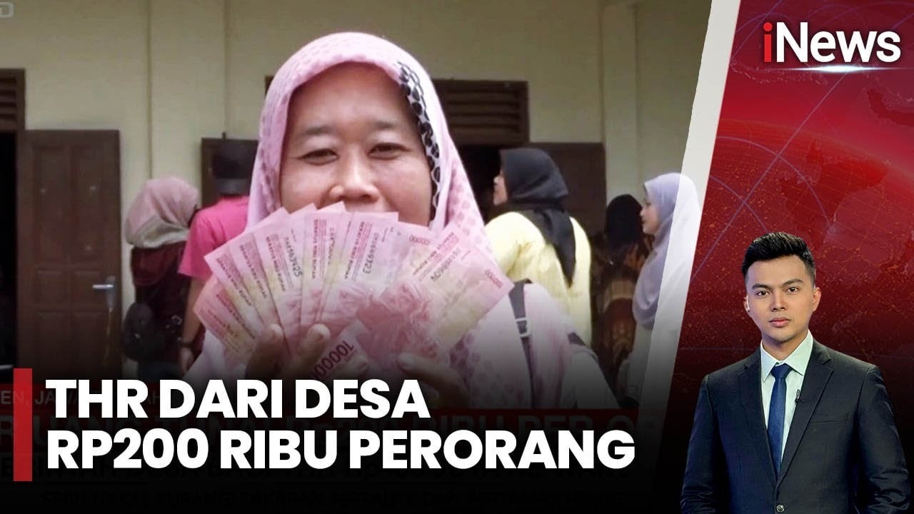 Desa di Klaten Bagikan THR Rp457Juta untuk Seluruh Warga Mulai dari Balita hingga Lansia