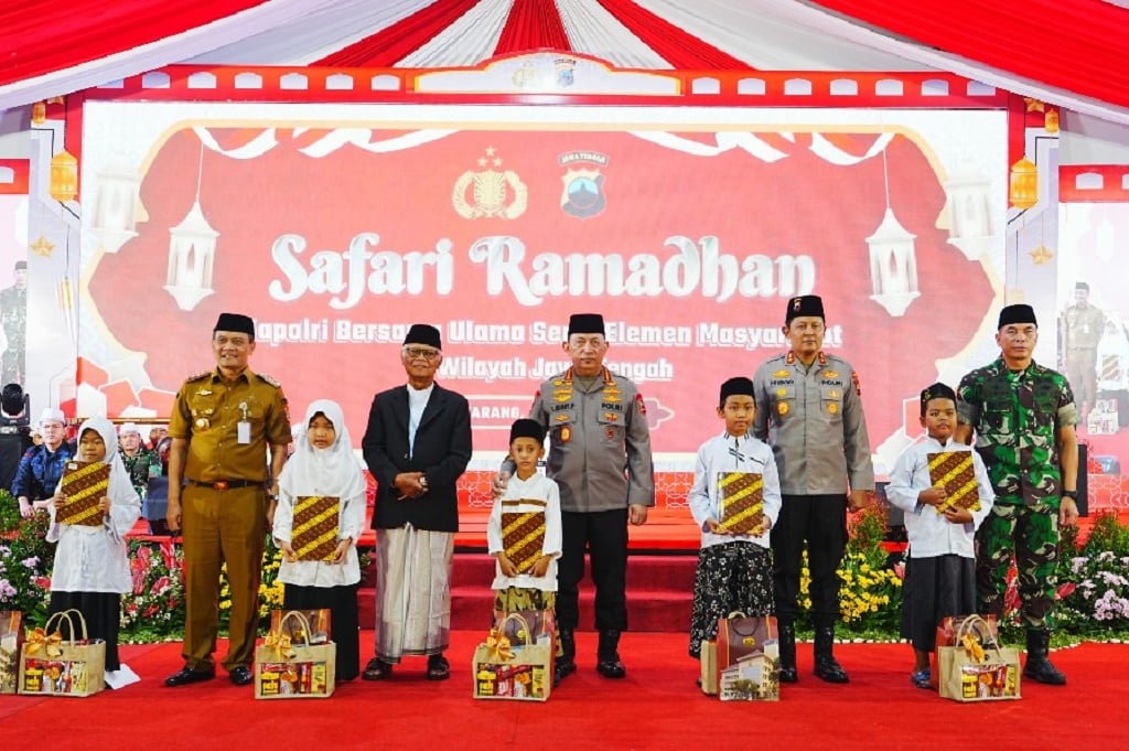 Kapolri Safari Ramadan ke Polda Jateng, Silaturahmi dengan Tokoh Ulama