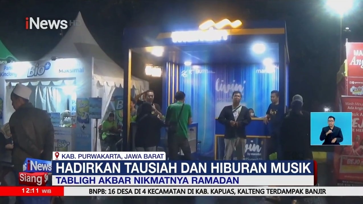 Semarak Keberkahan Ramadan, iNews Gandeng Bank Mandiri Gelar Tabligh Akbar di Purwakarta