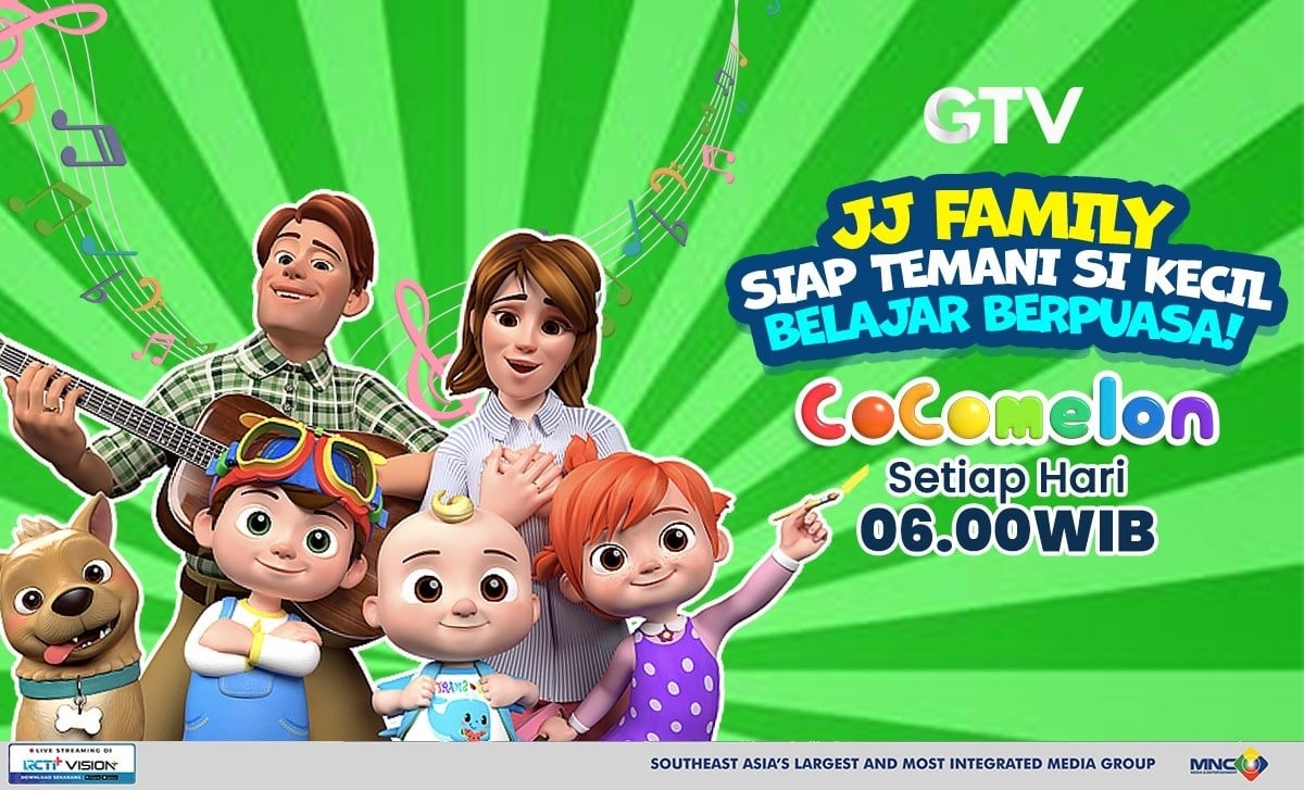 Ramadhan Makin Berwarna, Yuk Ajak si Kecil Belajar Puasa Bareng Cocomelon GTV!