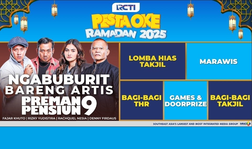 Wargi Bandung Siap-Siap! Ngabuburit Bareng Pemain Sinetron Preman Pensiun 9 di Pesta Oke Ramadan RCTI 2025