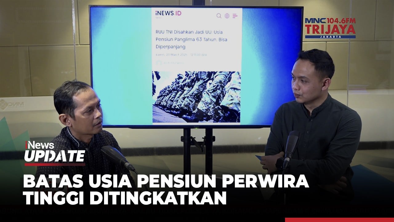 MORNING NEWS: RUU TNI Disahkan Jadi UU, Usia Pensiun Panglima 63 Tahun, Bisa Diperpanjang