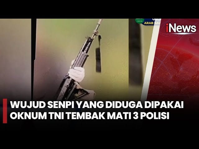 Terungkap! Senjata Maut yang Diduga Digunakan Oknum TNI untuk Tembak 3 Polisi di Way Kanan Ditemukan