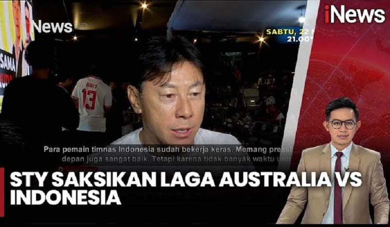 Shin Tae-yong Bongkar Biang Keladi Kekalahan Telak Timnas Indonesia dari Australia