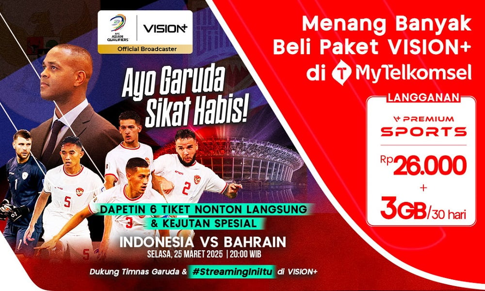 Kabar Baik! Ada Tiket Gratis Nonton Timnas Indonesia Vs Bahrain di SUGBK