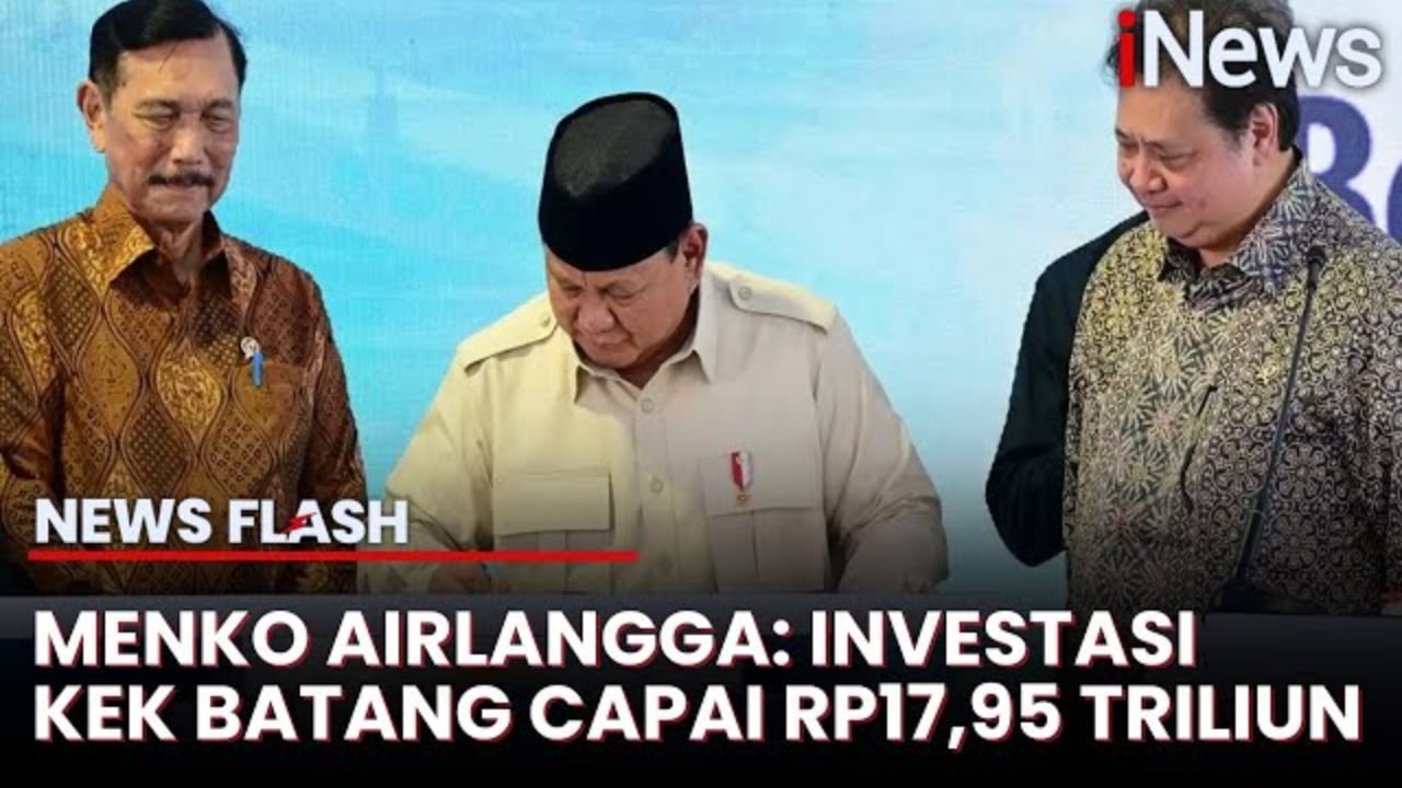 Airlangga Hartarto Ungkap KEK Industropolis Batang Sudah Buka 7.008 Lapangan Kerja | News Flash