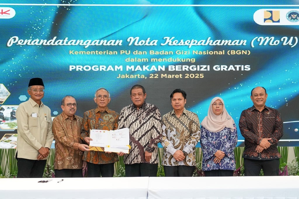 Program Makan Bergizi Gratis, Kementerian PU Bangun Dapur di Seluruh Indonesia