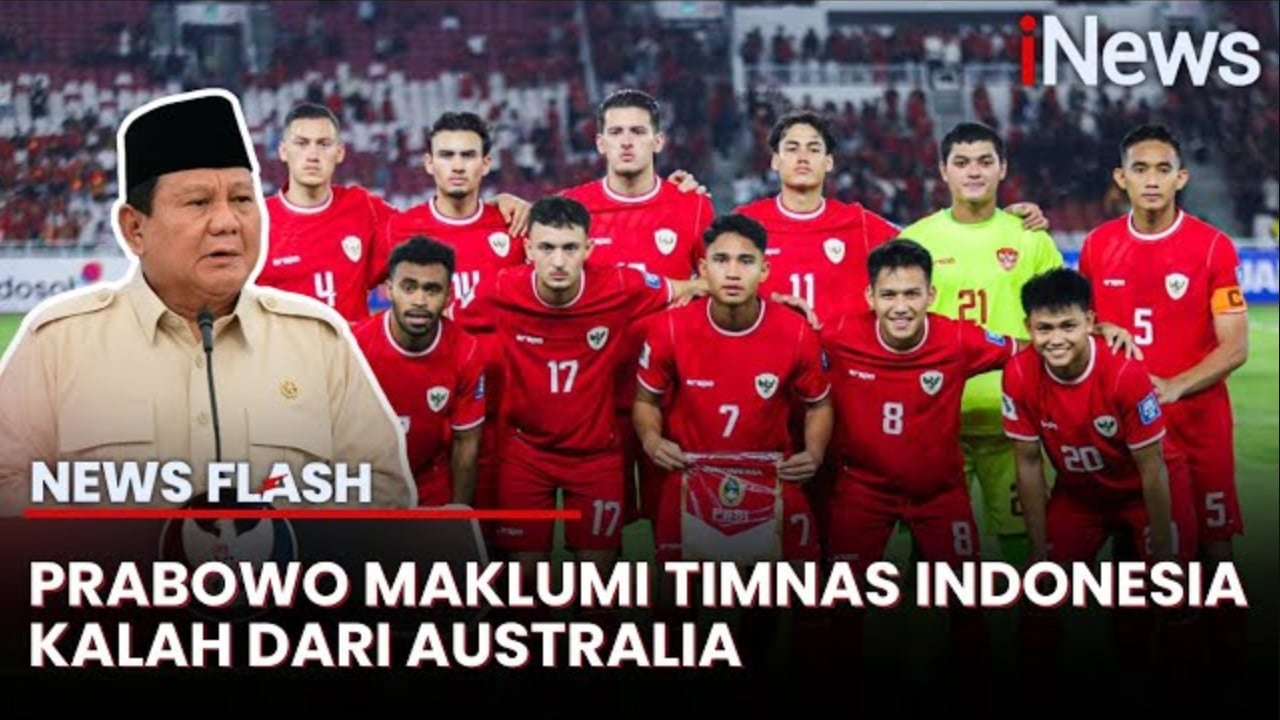 Maklumi Kekalahan Timnas Indonesia, Presiden Prabowo: Tim dan Pelatih Masih Baru | News Flash