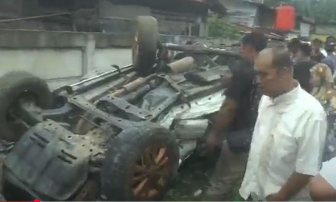 Kecelakaan Maut Mobil Tertabrak Kereta Api di Asahan, 4 Orang Sekeluarga Tewas