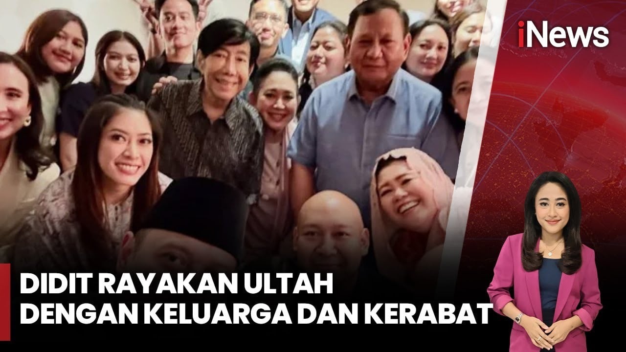 Video Didit Prabowo Rayakan Ultah Bersama Anak dan Cucu Mantan Presiden Indonesia Terdahulu