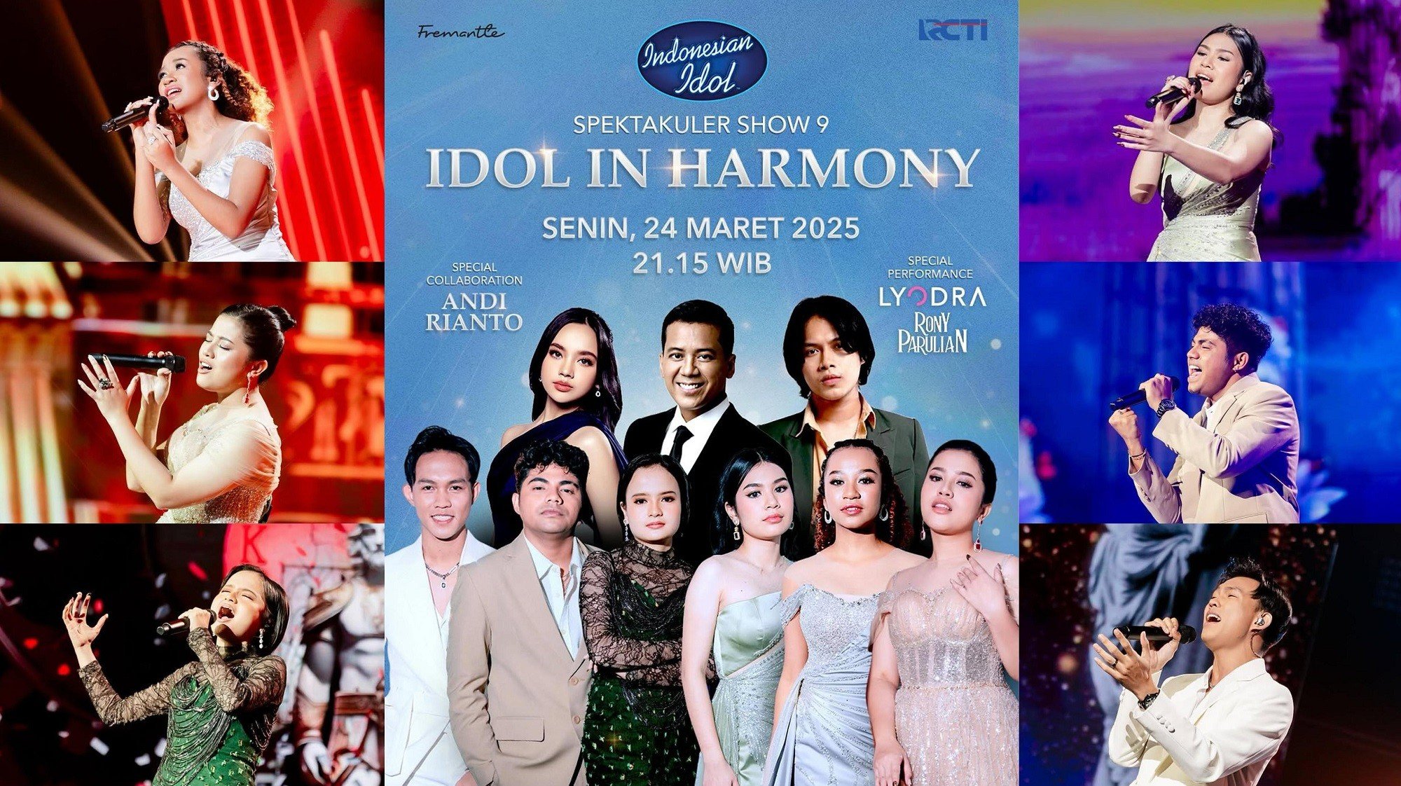 Persaingan Semakin Sengit, Top 6 Indonesian Idol XIII Kolaborasi dengan Andi Rianto