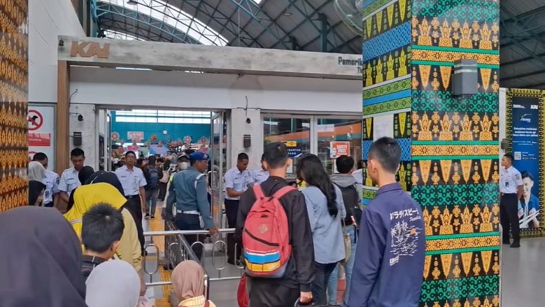 Arus Mudik di Stasiun Kertapati Palembang Mulai Meningkat, 67.192 Tiket Telah Terjual