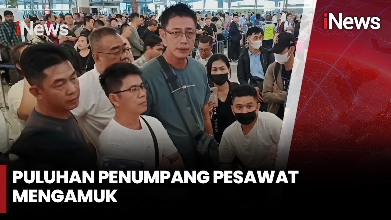 Penumpang di Bandara Soekarno-Hatta Mengamuk akibat Penerbangan Tertunda Berjam-jam