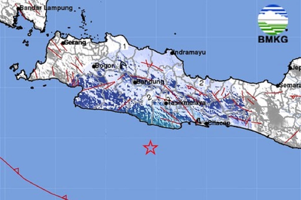 Gempa Terkini Magnitudo 4,7 Guncang Pangandaran, Tidak Berpotensi Tsunami