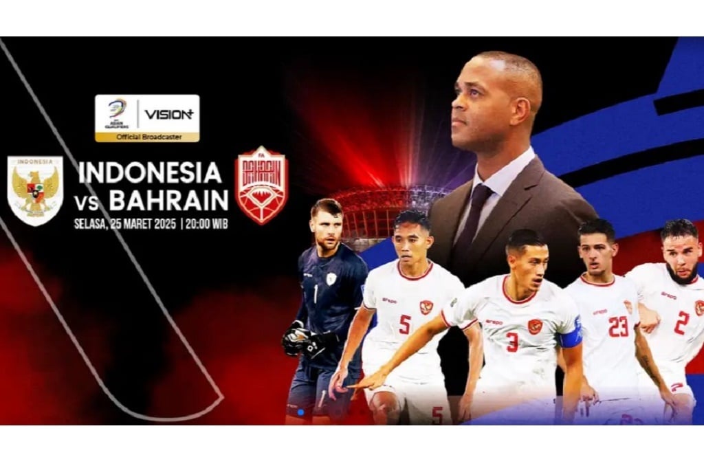 Jadwal Siaran Langsung Timnas Indonesia vs Bahrain, Ini Daftar 23 Pemain Skuad Garuda