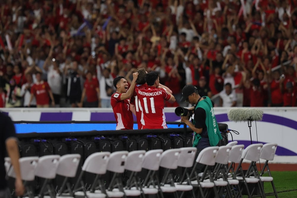 Hasil Timnas Indonesia Vs Bahrain: Garuda Unggul 1-0 di Babak Pertama