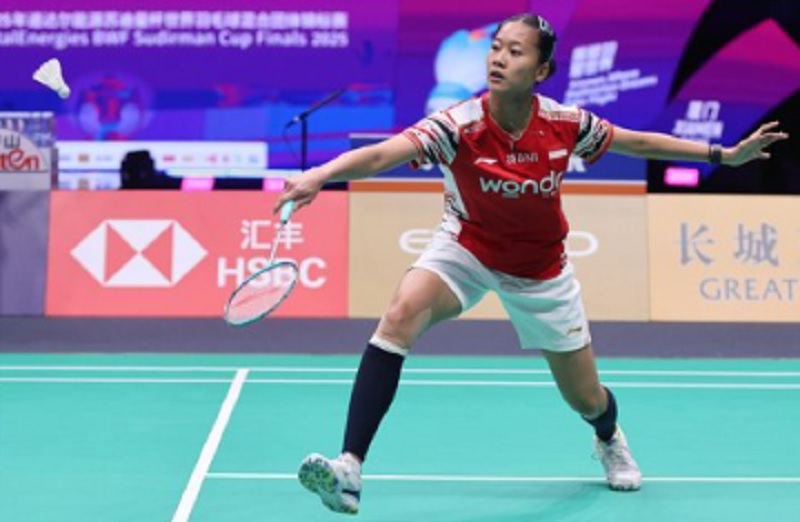 Hasil Piala Sudirman 2025: Putri KW Bawa Indonesia Samakan Kedudukan 1-1 atas India