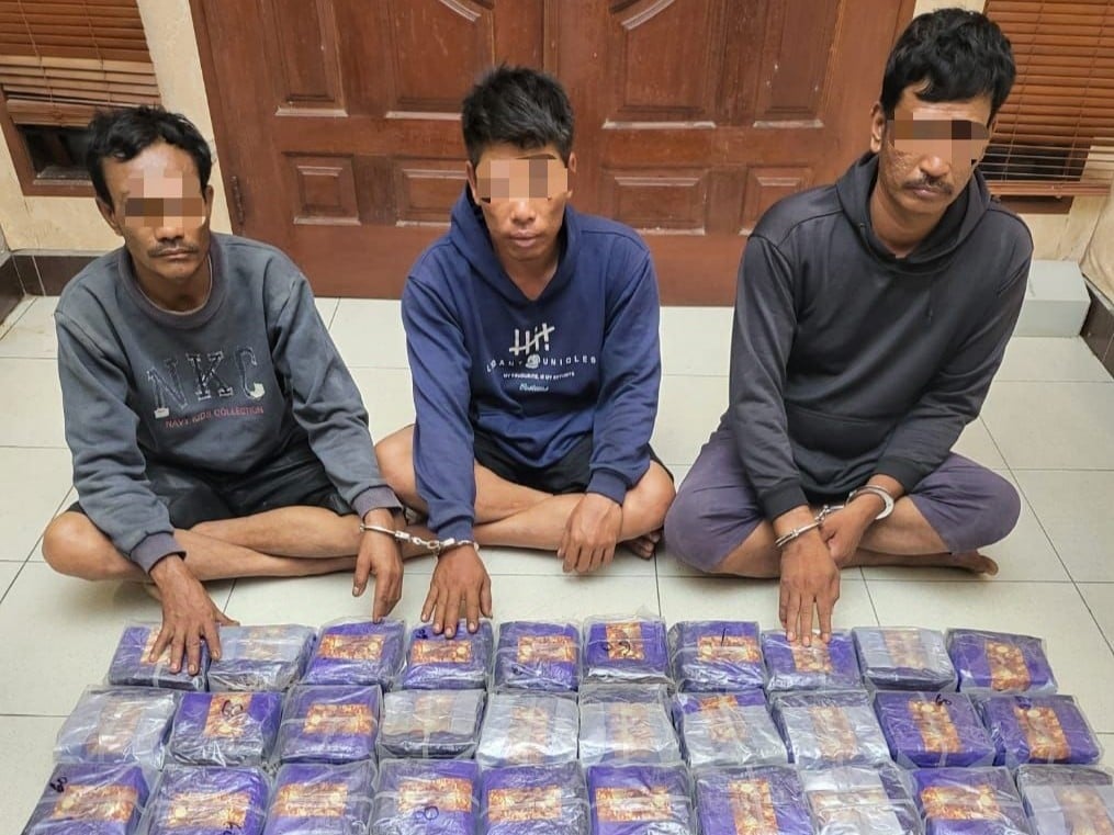 3 Nelayan di Labuhanbatu Utara Ditangkap saat Selundupkan 30 Kg Sabu dan Narkotika Jenis Liquid Vape