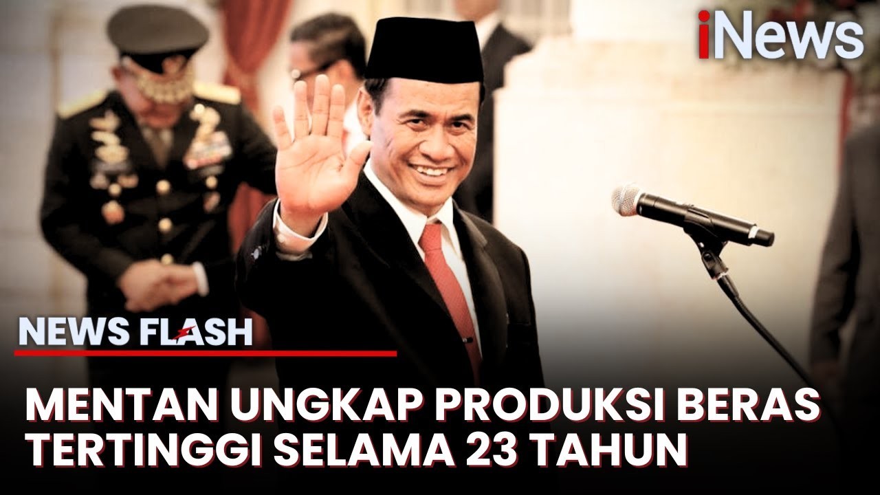 Mentan Amran Laporan ke Presiden Prabowo, Stok Beras Akan Capai 4 Juta Ton