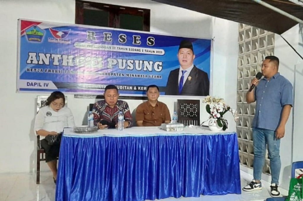Reses Legislator Partai Perindo Anthoni Pusung, Jemput Aspirasi Masyarakat Minahasa Utara
