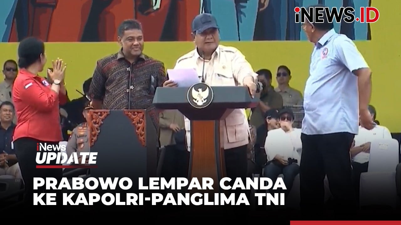 Momen Presiden Prabowo Bercanda soal Nama Kapolri dan Panglima TNI