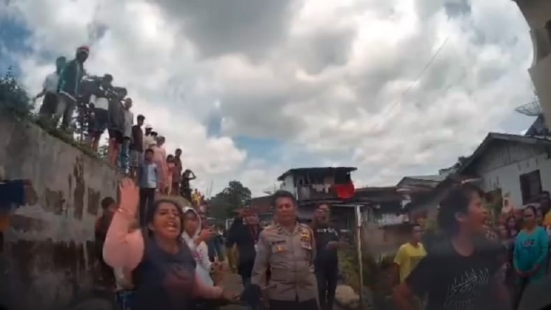 Gerebek Kampung Narkoba di Pematang Siantar, Polisi Diadang Sejumlah Wanita
