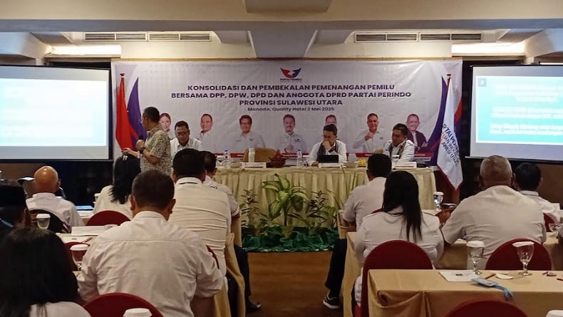 DPP Partai Perindo Gelar Konsolidasi di Sulut, Bahas Target dan Strategi Pemenangan Pemilu