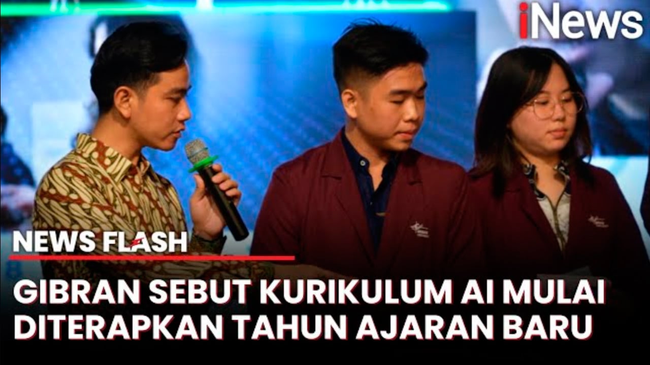 Wapres Gibran Ungkap AI Masuk Kurikulum SD hingga SMA di Tahun Ajaran Baru