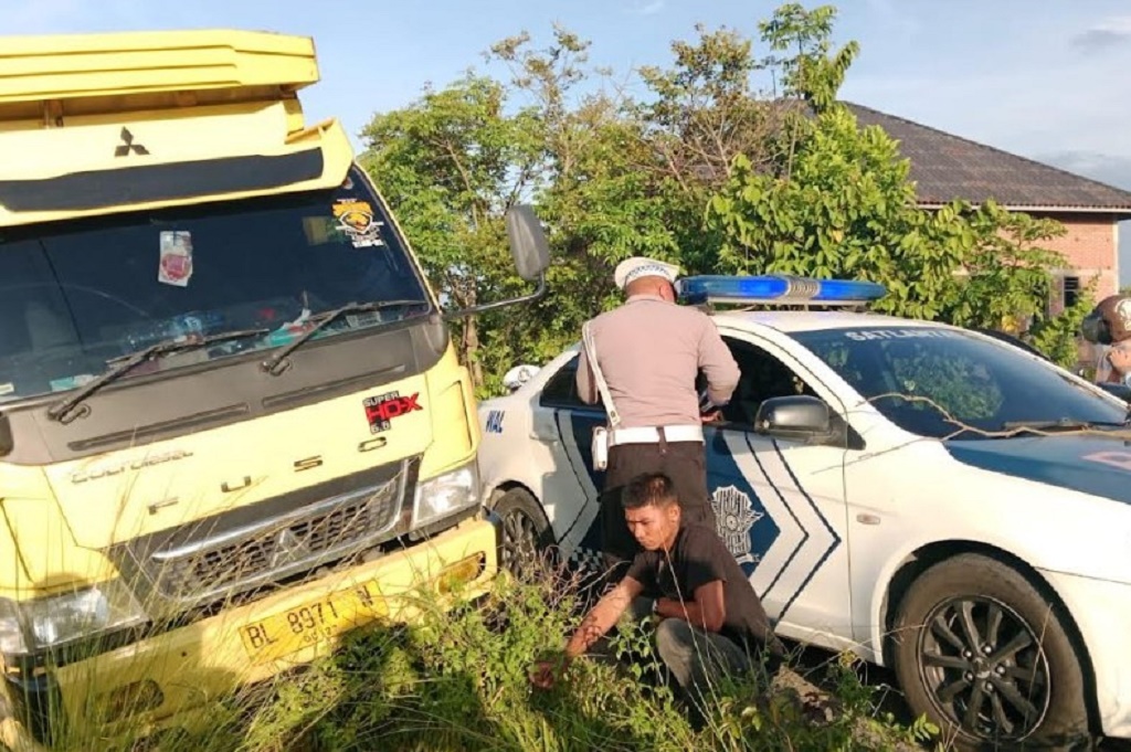Sopir Truk Pelaku Tabrak Lari di Bireuen Ditangkap, Sempat Kejar-kejaran dengan Polisi