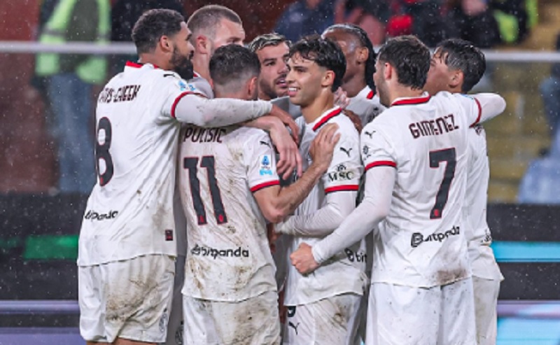 Dramatis! AC Milan Menang Comeback atas Genoa