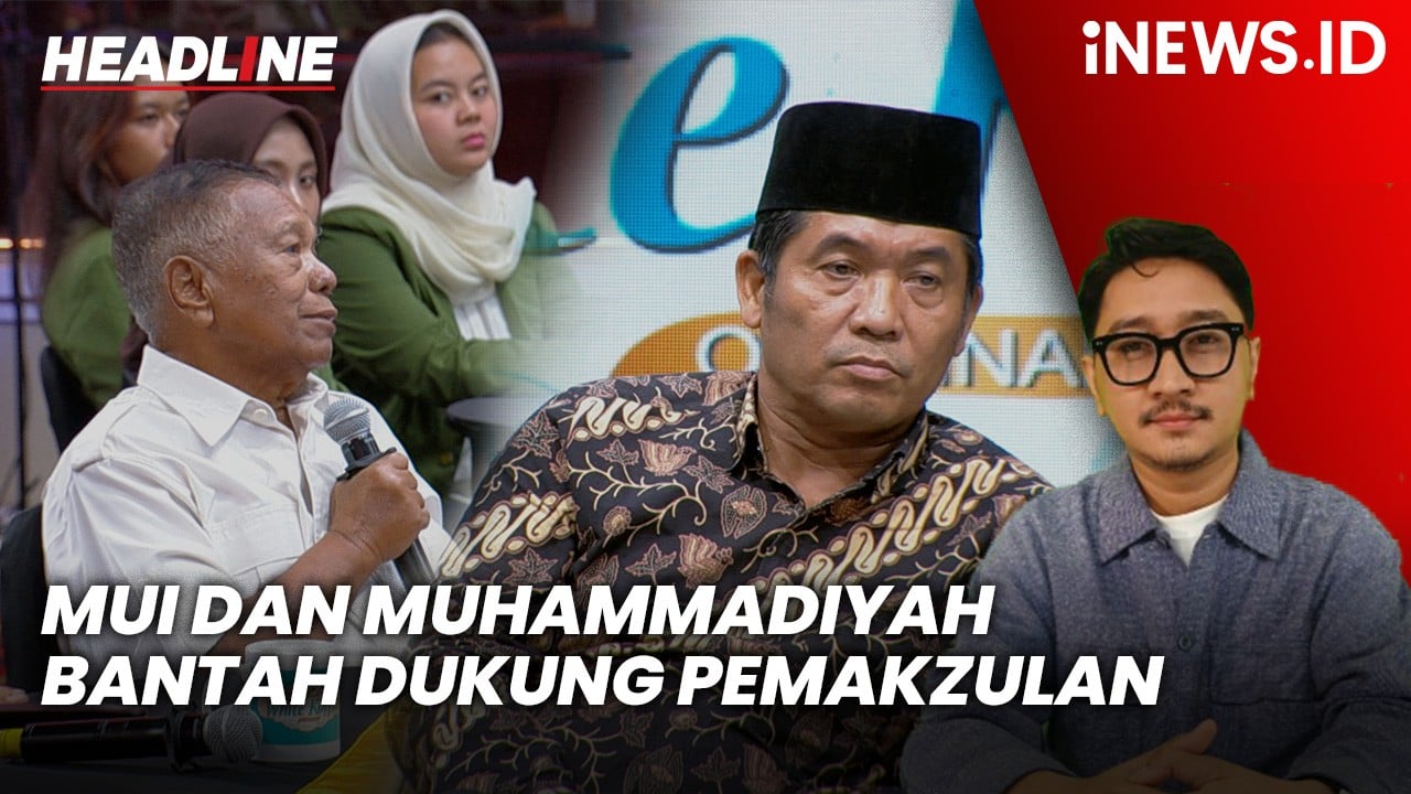 Headline iNEWS.ID: MUI dan Muhammadiyah Bantah Dukung Pemakzulan Gibran