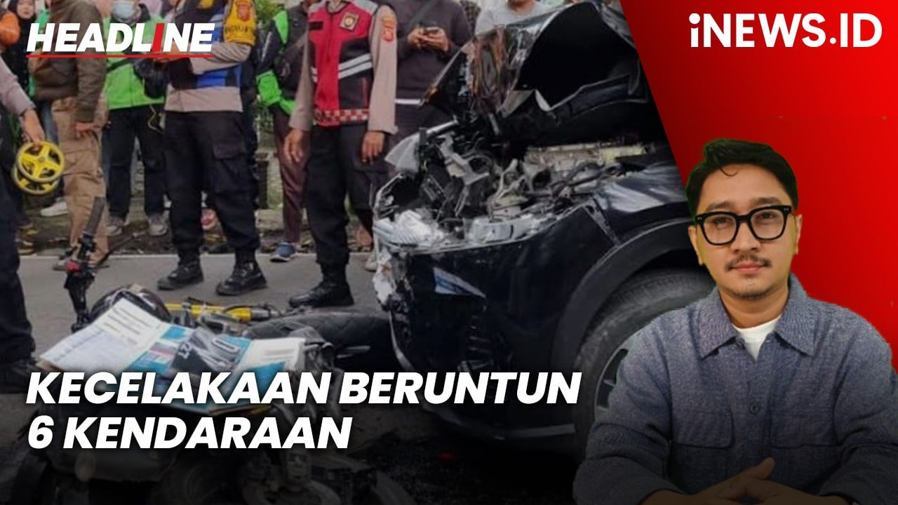 Headline iNEWS.ID: Kecelakaan Beruntun 6 Kendaraan di Bandung, Siswa SMA 5 Tewas Terseret Mobil
