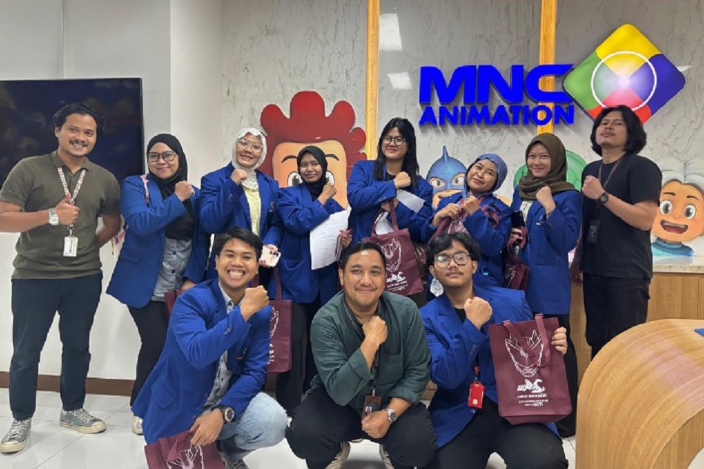 Seru! Mahasiswa MNC University Belajar Dubbing di Studio MNC Animation
